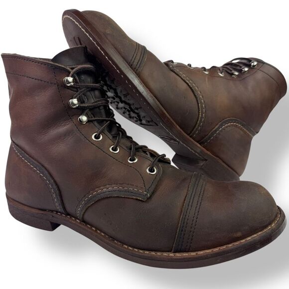 Red Wing Shoes Other - Red Wing Heritage 8111 Iron Ranger 6” Boots Brown Harness Leather Men’s 10.5 D